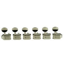 Kluson 6 In Line Locking Deluxe Tuning Machines KDL-6B-NMDR Nickel
