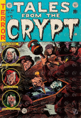Tales from the Crypt comic book cover Halloween Unisex Creepy Tee T Shirt # 42