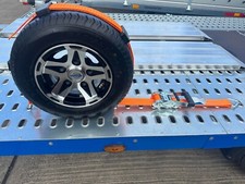 WYCHAVON TRAILERS CAR TRANSPORTER STRAPS SET OF 4 ORANGE