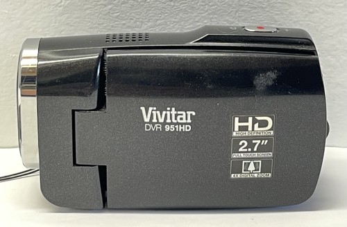 Vivitar DVR 951HD Video Camera Camcorder Tested/Works - Picture 5 of 16