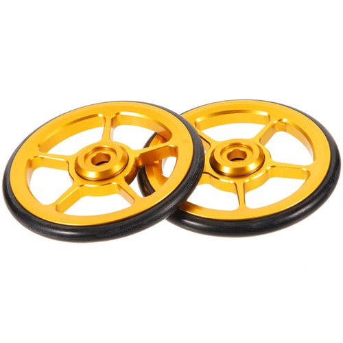 Set of 2 Elektroroller Fahrradzubehör Easy Push Wheel Faltrad-Modifikation - Bild 2 von 12