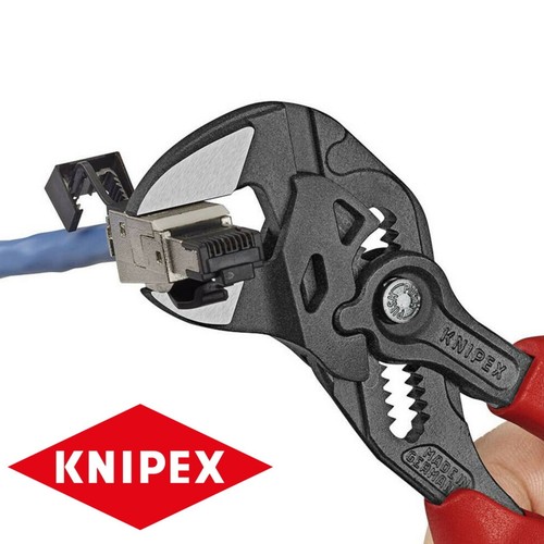 Knipex 86 02 250 Zangenschlüssel 250 mm 10 Zoll Druckknopf verstellbarer Schlüsselgriff - Bild 5 von 6