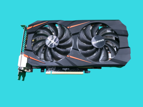 GIGABYTE NVIDIA GeForce GTX 1060 GV-N1060WF2OC-6GD, GDDR5 6GB, FAULTY, NO VIDEO