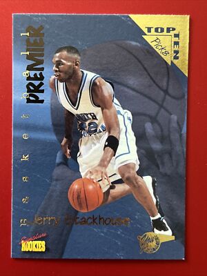 NBAカードトレカ高卒ルーキーTRIPLEJUMPJERSEYUPPERDECK 1996 Signature Rookies Premier Top Picks Jerry Stackhouse #71