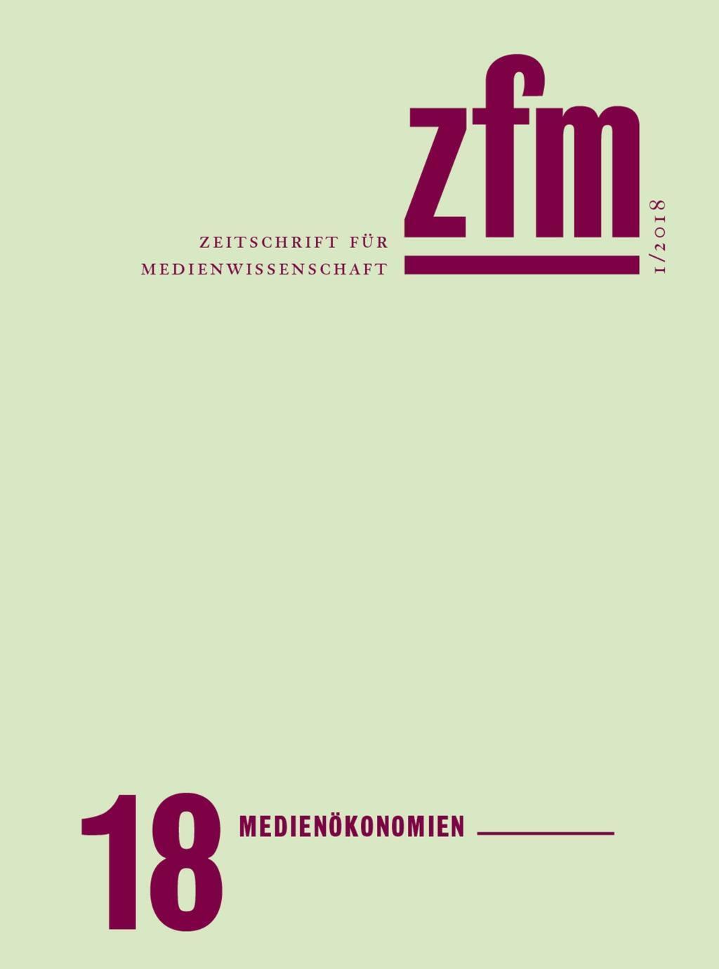 Thumbnail - Zeitschrift Für Medienwissenschaft 18 | Taschenbuch | Deutsch (2018)