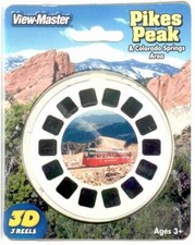 Pikes Peak Colorado Springs Area 3d View-Master 3 Reel Packet NEW SEALED