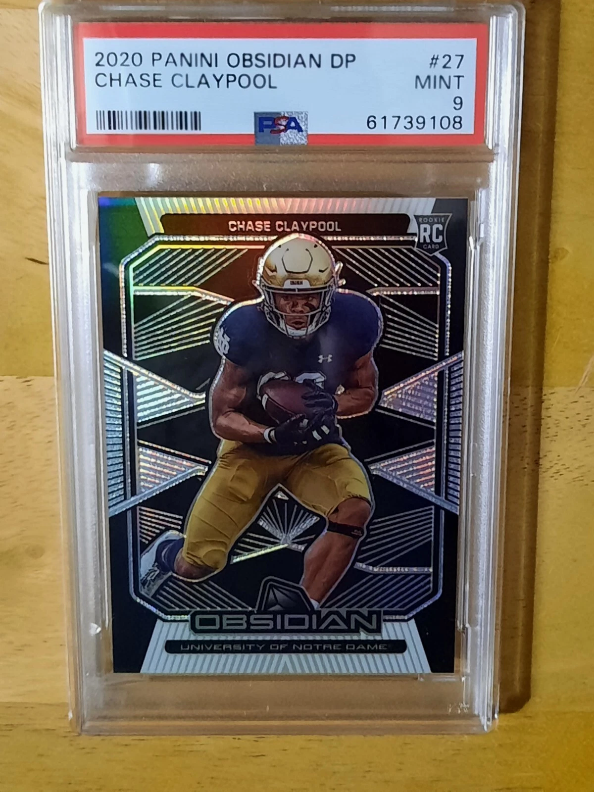 Chase Claypool Panini Obsidian Draft Picks #27 Base
