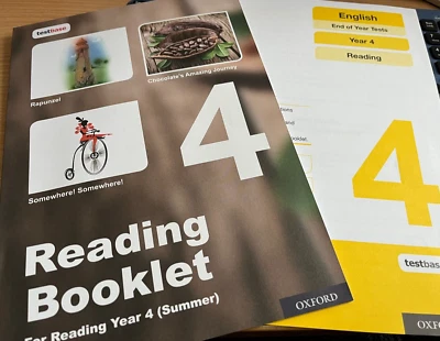 TESTBASE SAT TESTS- YEAR 4 END OF YEAR. READING. NEW. ANSWERS INC.