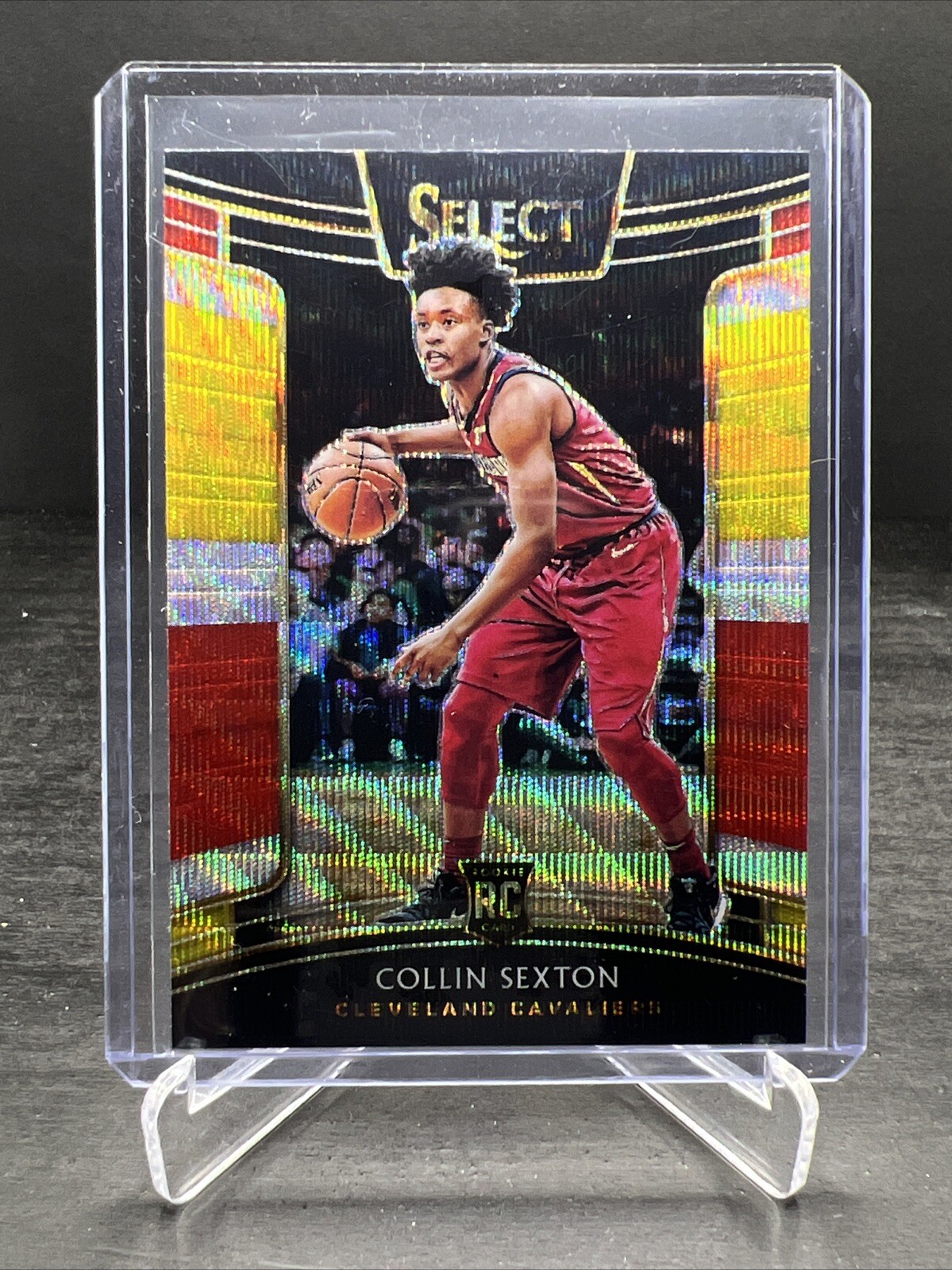 2018-19 Panini Select Basketball Collin Sexton Rookie RC Concourse Tri-Color #75
