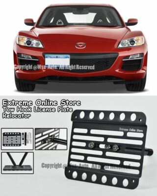 2009-2011 For Mazda RX-8 Tow Hook License Front Bumper Plate