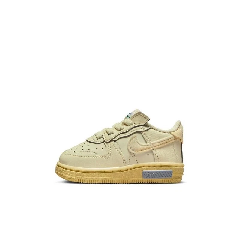 Nike Force 1 Fontanka "Coconut Milk/Coconut Milk/Lemon Wash, Girls Size 7c - Image 2 of 4