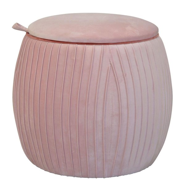 Stauraum Sitzhocker Polsterhocker Hocker FußHocker Stauraumhocker Rose-image