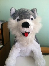 Plush Husky Dog Large 24-25  