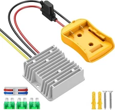20V to 12V Step Down Converter for DeWalt 20V Power Wheels Battery Adapter DC