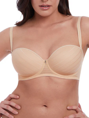 Freya Women's Cameo Underwire Multi-way Convertible Strapless Bra Sand 34B NWT