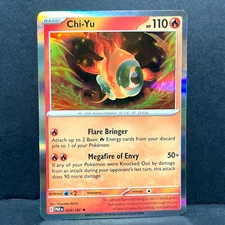 2023 POKEMON PARADOX RIFT CHI-YU 029/182 HOLO (RARE)