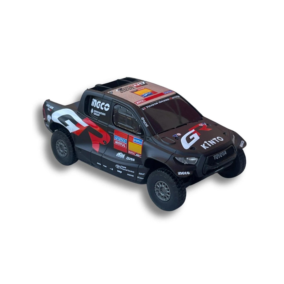 Toyota Gazoo Rally-Raid 1:64 Model Car Dakar HILUX T1+ size