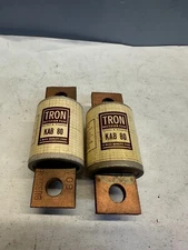 Bussmann KAB-80 Tron Rectifier Fuse 80A/250V (LOT OF 2) NEW FREE SHIPPING