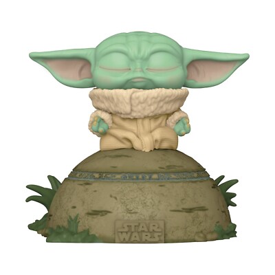 Funko Pop! DELUXE MANDALORIAN THE CHILD USING THE FORCE SFX VIN FIG