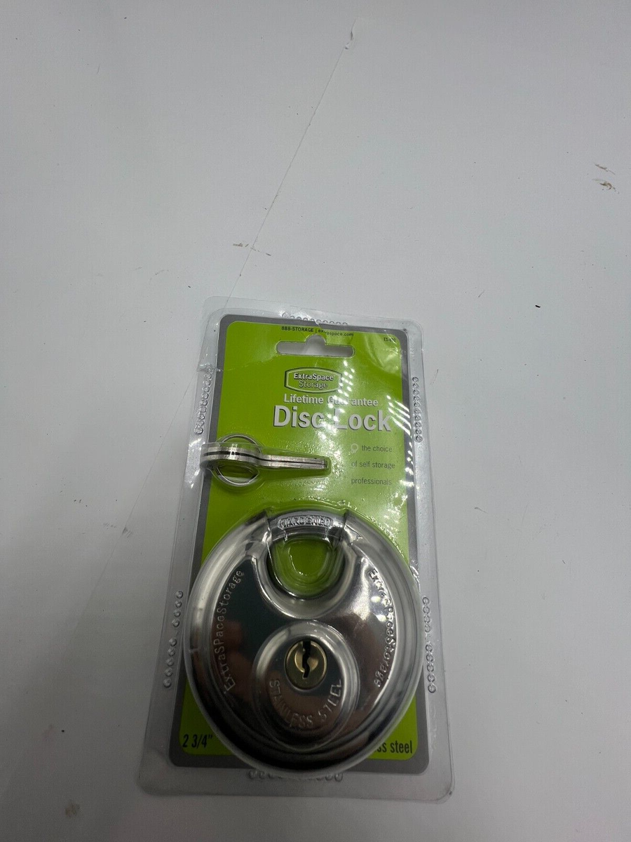 Qty 6) Extra Space Storage Locker Disc Lock ES-670 2-3/4