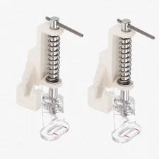 QuiltEase Open Toe Darning & Embroidery Presser Foot Set - 2Pcs Sewing Machine A