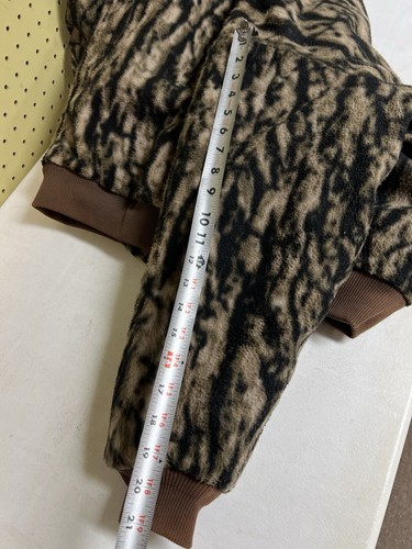 Vintage Cabelas Jacket Medium 80s Tree Bark USA Made Camouflage Full Zip - Picture 11 of 12