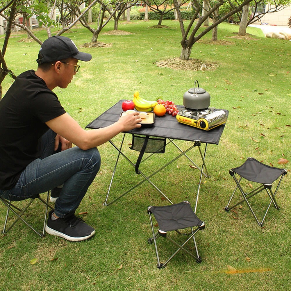 Lightweight Portable Footstool Camping Folding Fishing Outdoor