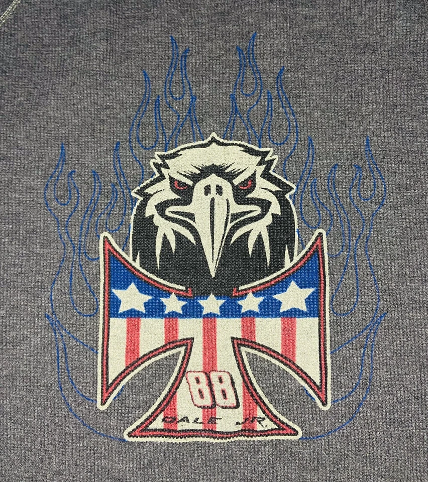 Camisa térmica gris L/S NASCAR Chase Authentics Dale Earnhardt Jr. para mujer; 2X Foto 3 de 4