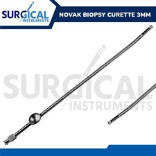 Novak Biopsy Curette 3 mm Gynecology Surgical Instruments OB/GYN German Grade