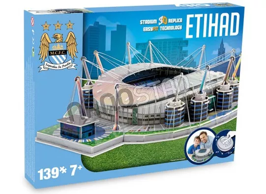 Official Manchester City Etihad Stadium 3D Puzzle Model Licensed