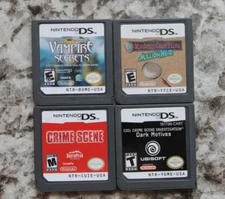 Nintendo DS Lot of 4 Mystery-Fantasy Games