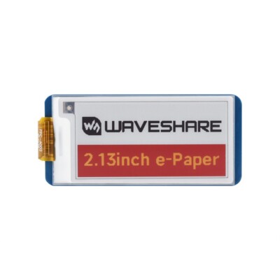 2.13inch e-Paper HAT (G) 250x122 Red Yellow Black White SPI Interface Low Power