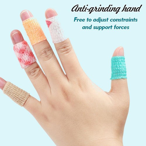 Waterproof Self Adhesive Bandage Tape Finger Joints Wrap Sports Care UK - Picture 6 of 29