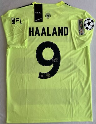 Erling Haaland Signed Autographed Manchester City 22/23 Away