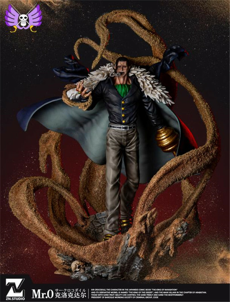 Sir Crocodile Statue GK Resin Model One Piece ZN Studio 40cm