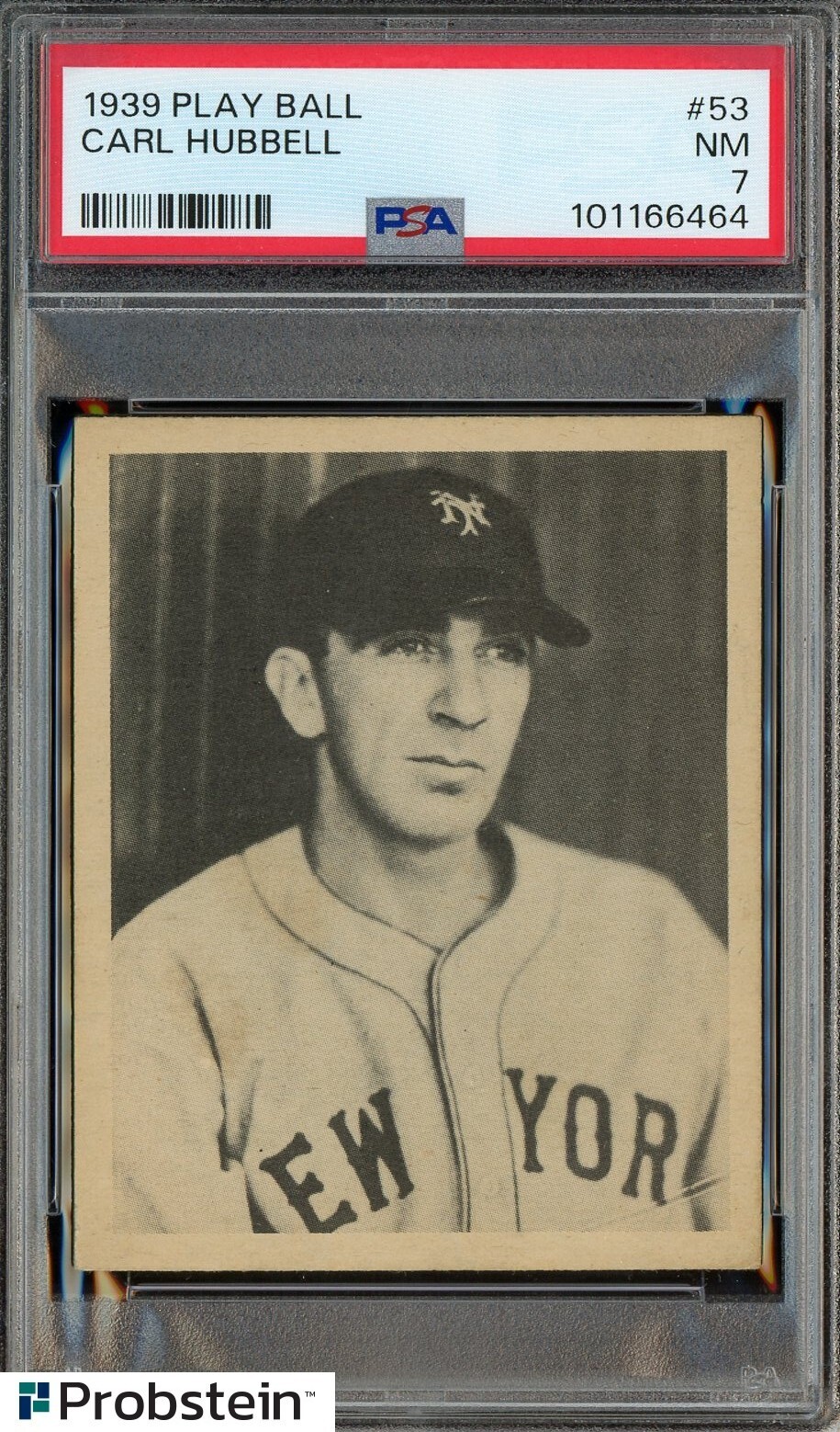 1939 Play Ball 53 Carl Hubbell New York Giants HOF PSA 7 NMM EBay 1939-play-ball-53-carl-hubbell-new-york-giants-hof-psa-7-nmm-ebay