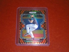 2022 Panini Prizm Draft Picks Prizms Tiger Stripes 78/99 Michael Knorr