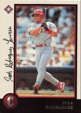 1998 Bowman Ivan Rodriguez Texas Rangers #4