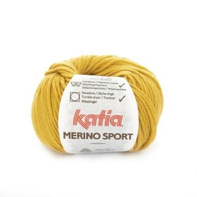MERINO SPORT von Katia 44 MOSTAZA 80 m Wolle - 50 g // ca