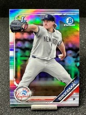 2019 Bowman Draft Chrome 1st  T.J. SIKKEMA  Refractor  #BDC-34  FREE SHIPPING