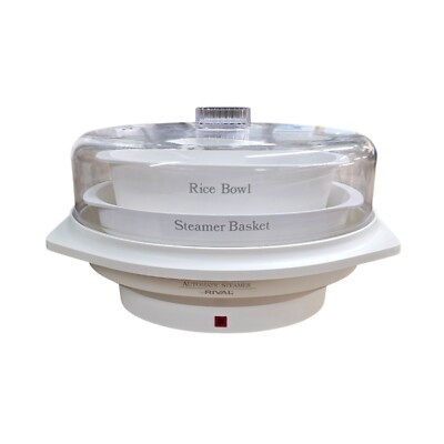 Rival Automatic Food Steamer With Rice Bowl & Steamer Basket