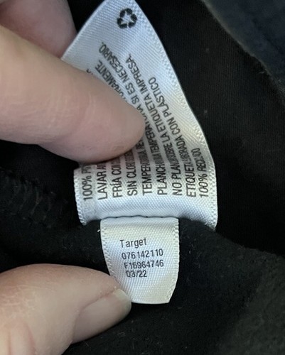 Cat & Jack Sweatpants Boy’s Size 8/10 Black Drawstring - Picture 10 of 14