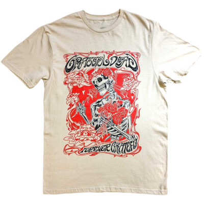 GRATEFUL DEAD - Forever Red Frame T-Shirt OFFICIAL MERCHANDISE