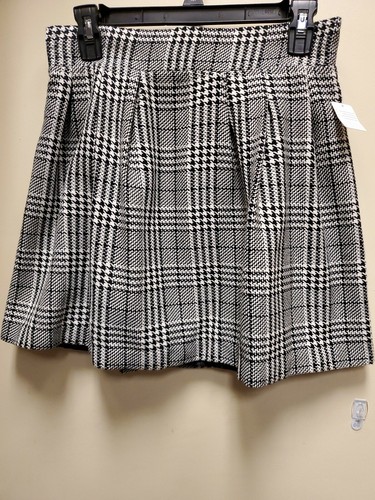 Candies Houndstooth Mini Size 7 Skirt  Wsk22 - Picture 1 of 5