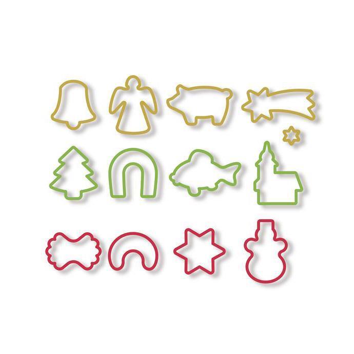 Tescoma Cookie Cutter Set Christmas 13 Pcs. Delicia in Resistant Plastic