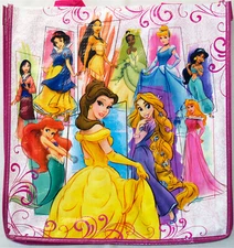 Disney Store 10 Princesses Ecology Reusable Shopping Bag New Tote w/Pocket & Tag