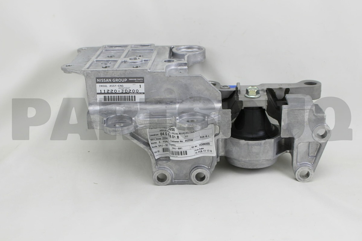 11220JD200 Genuine Nissan INSULATOR ASSY-ENGINE MOUNTING 11220JD200 Genuine Nissan INSULATOR ASSY-ENGINE MOUNTING
