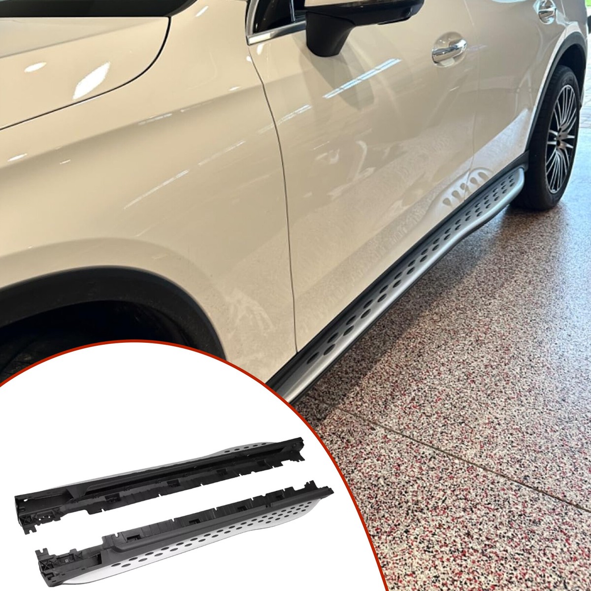2X Running Boards for 2023-2026 Benz GLC 300 & 2024-2026 GLC 300