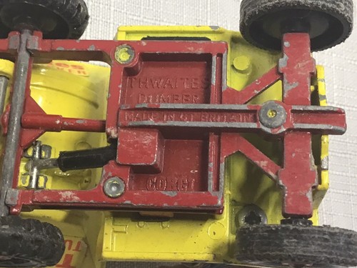 Vintage Corgi Diecast Toys Thwaites Tusker Skip Dumper Truck No.403 1/32 scale - Picture 7 of 7