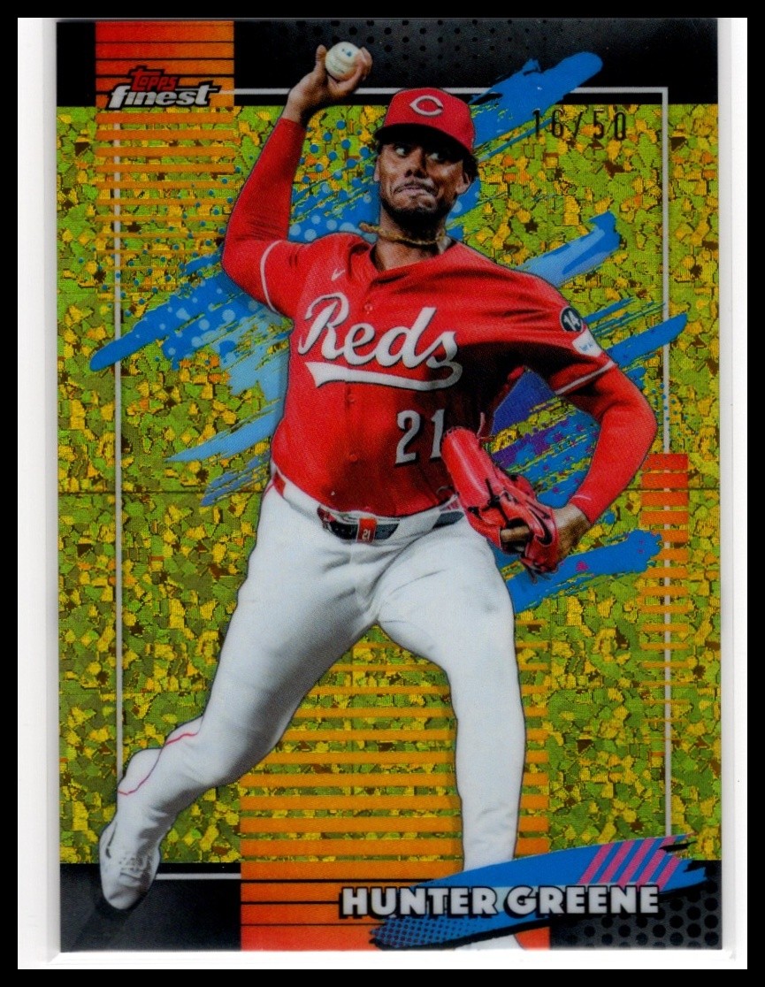 2026 Finest #169 Hunter Greene Gold Geometric Refractors #/50